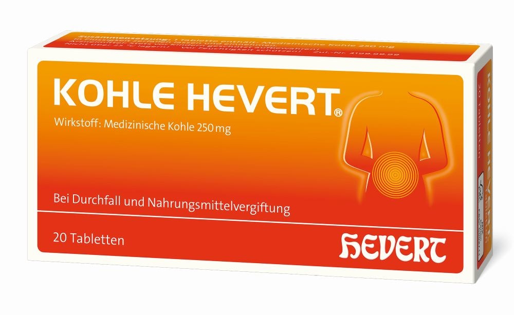KOHLE HEVERT 20 St Tabletten