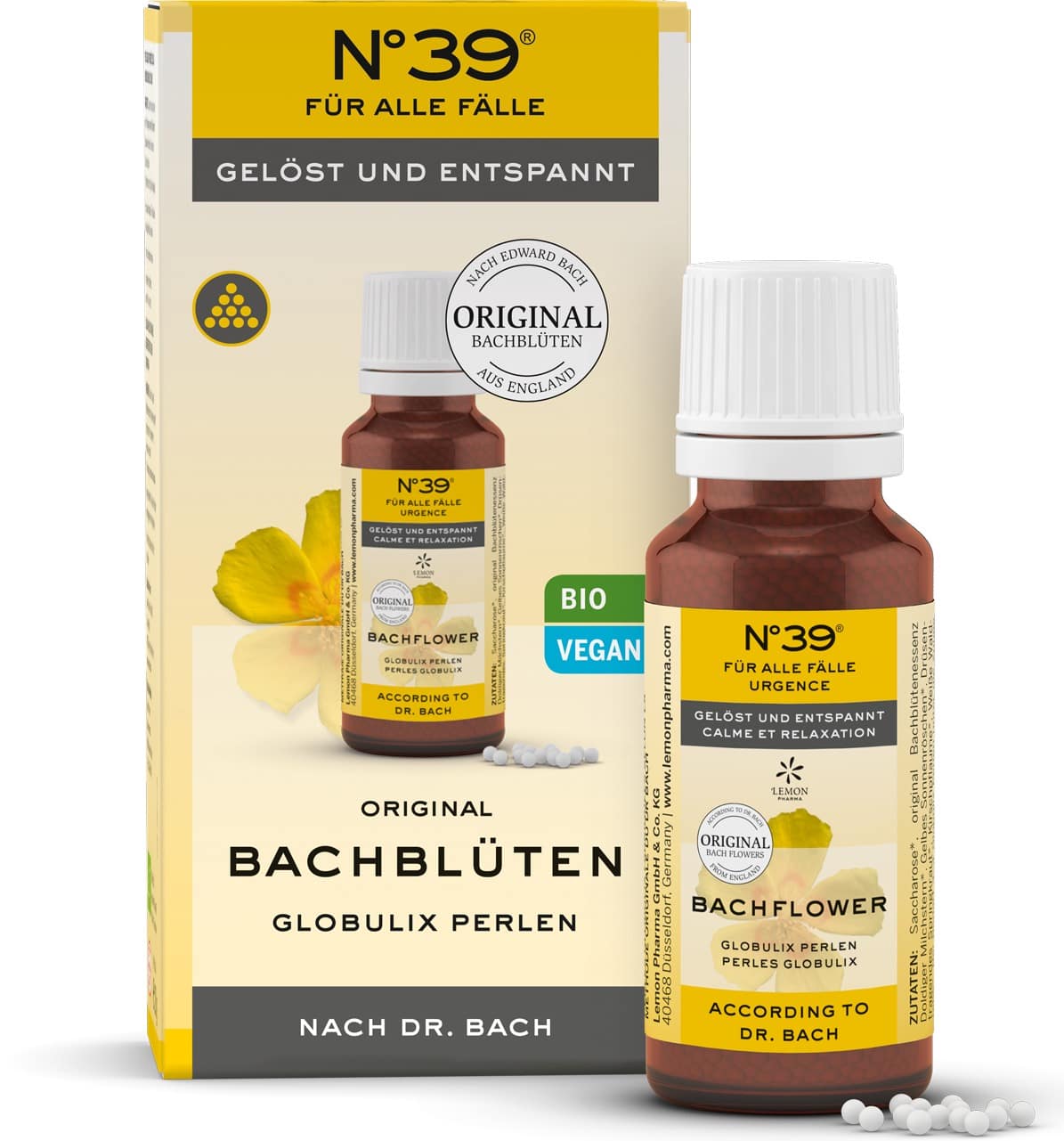 BACHBLÜTEN Notfall Globulix Nummer 39  20 g Granulat