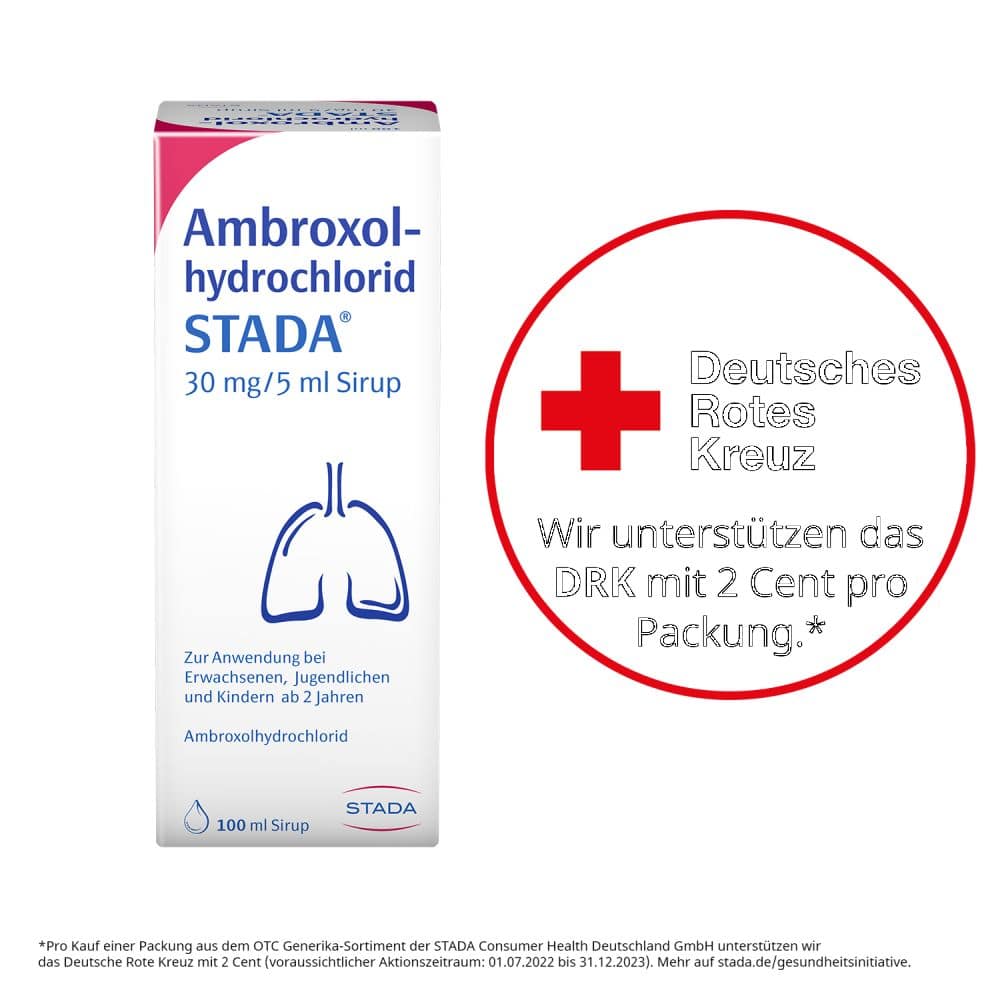 Ambroxol-hydrochlorid STADA 30mg/ 5ml Sirup 100 ml Sirup