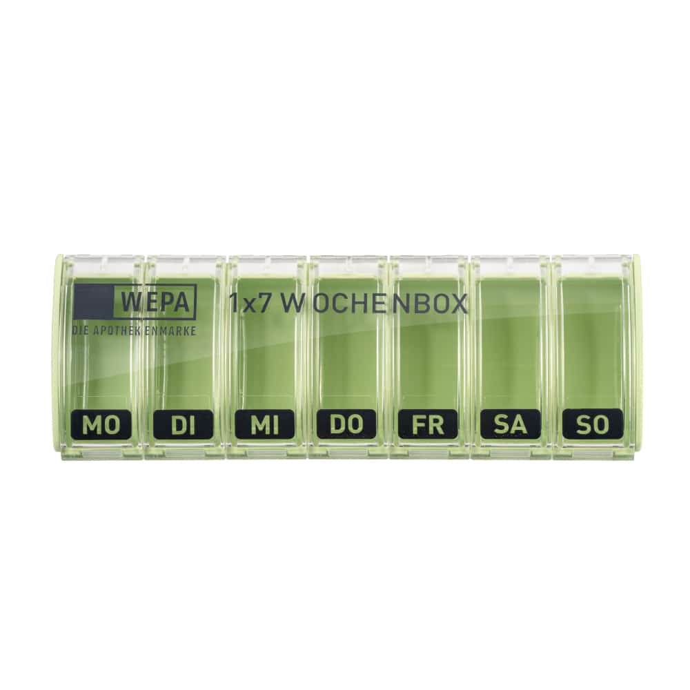 WEPA 1x7 Wochenbox farbig sortiert pastell 1 St
