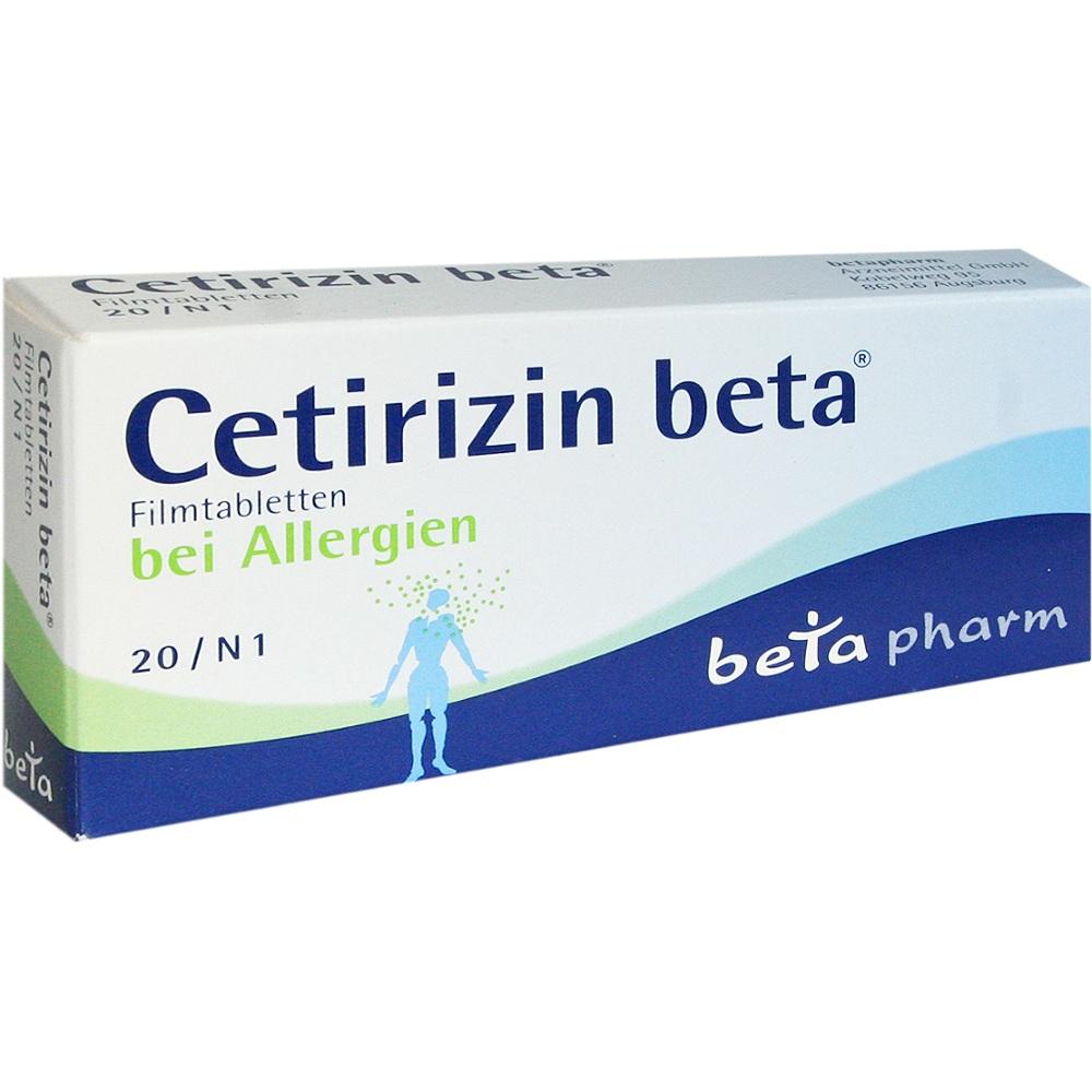 Cetirizin beta 20 St Filmtabletten