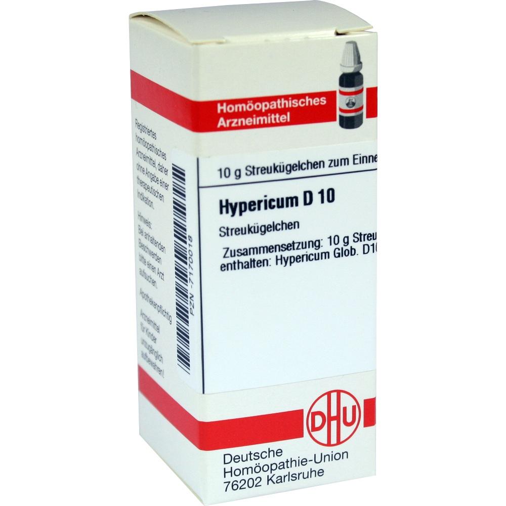 HYPERICUM D 10 Globuli 10 g Globuli