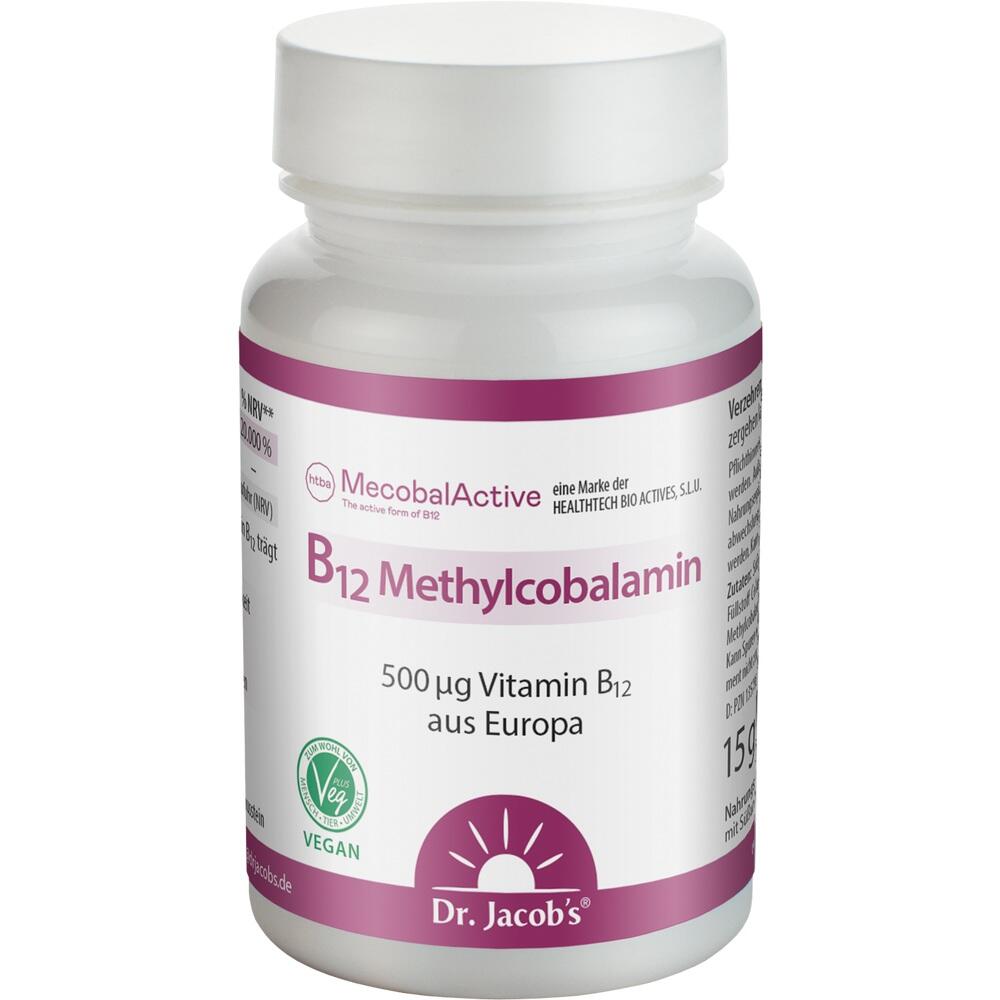 Dr. Jacob's Vitamin B12 Methylcobalamin hochdosiert vegan