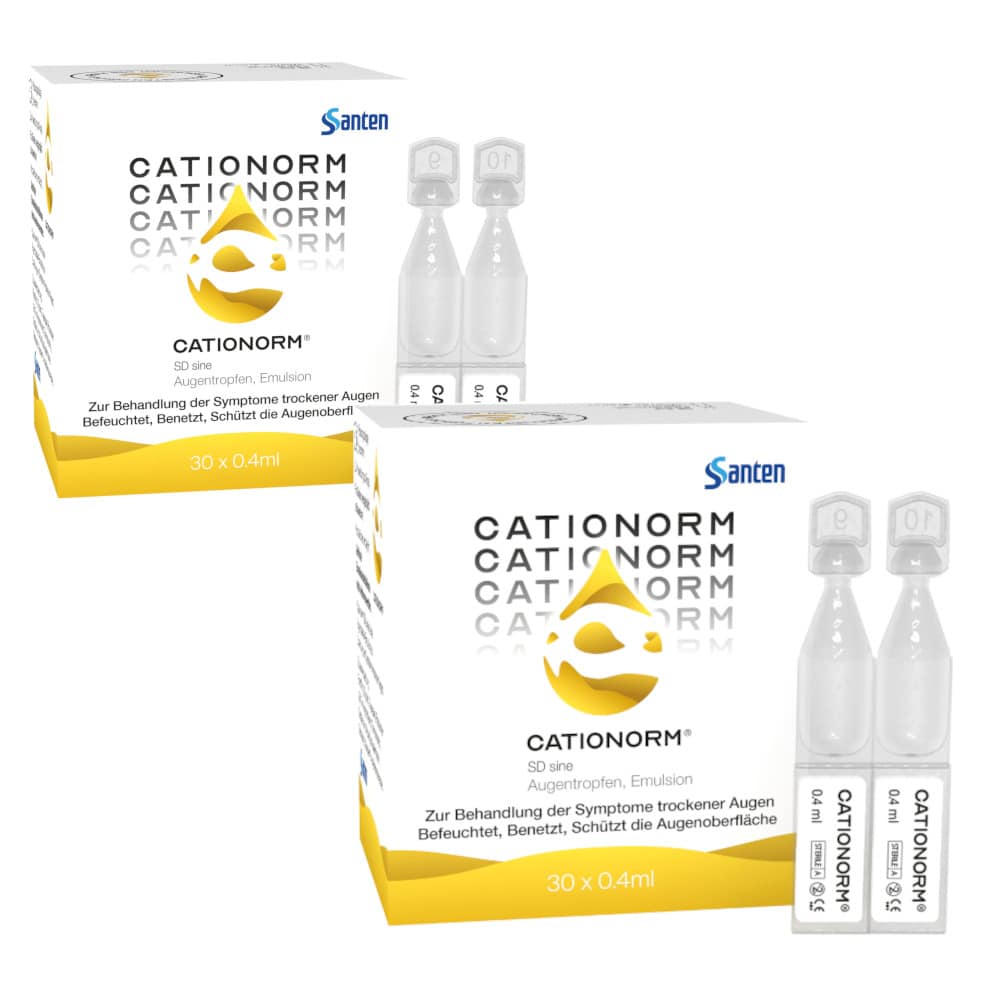 CATIONORM SD sine Augentropfen Doppelpack 2X30X0.4 ml Einzeldosispipetten
