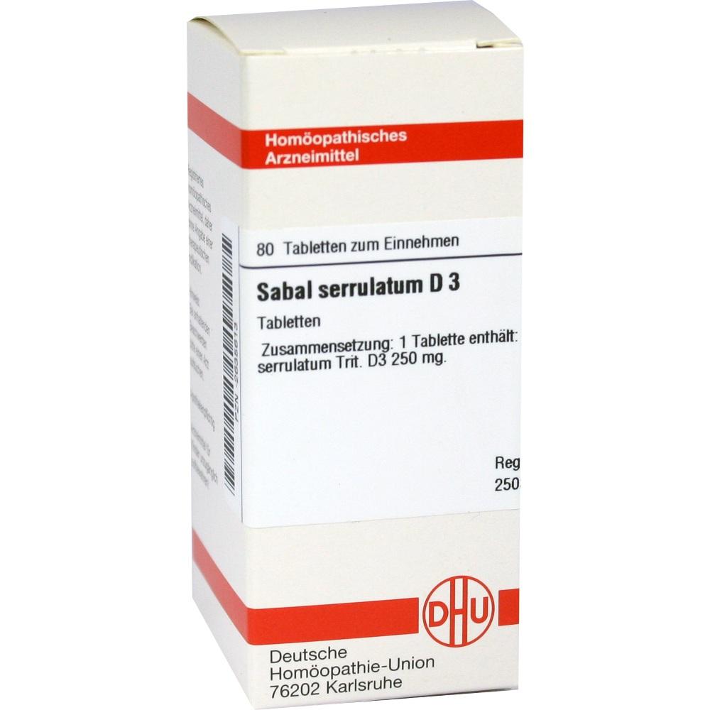 SABAL SERRULATUM D 3 Tabletten 80 St Tabletten