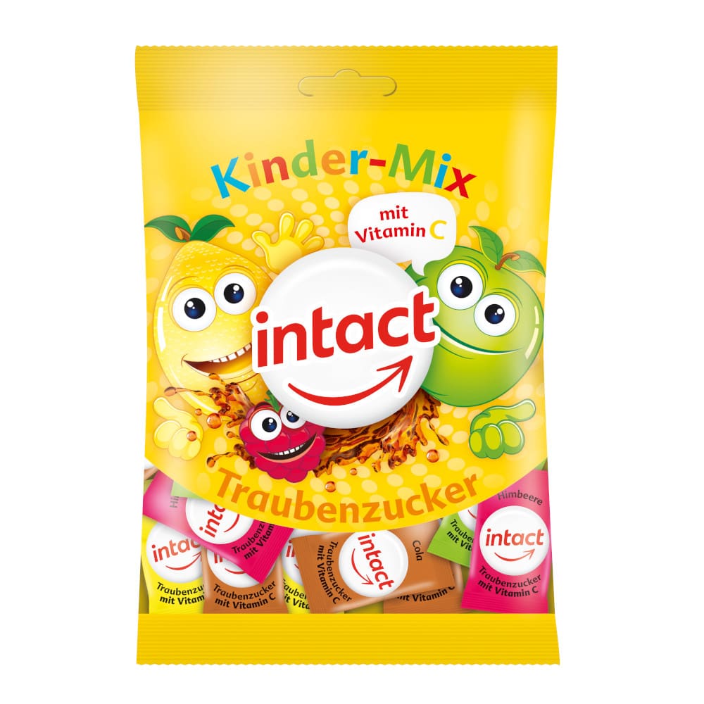 intact Kinder-Mix Traubenzucker 75 g Bonbons