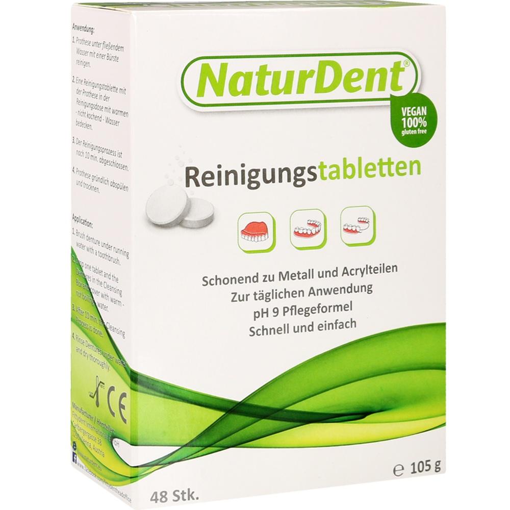 NATURDENT Reinigungstabletten 48 St Tabletten