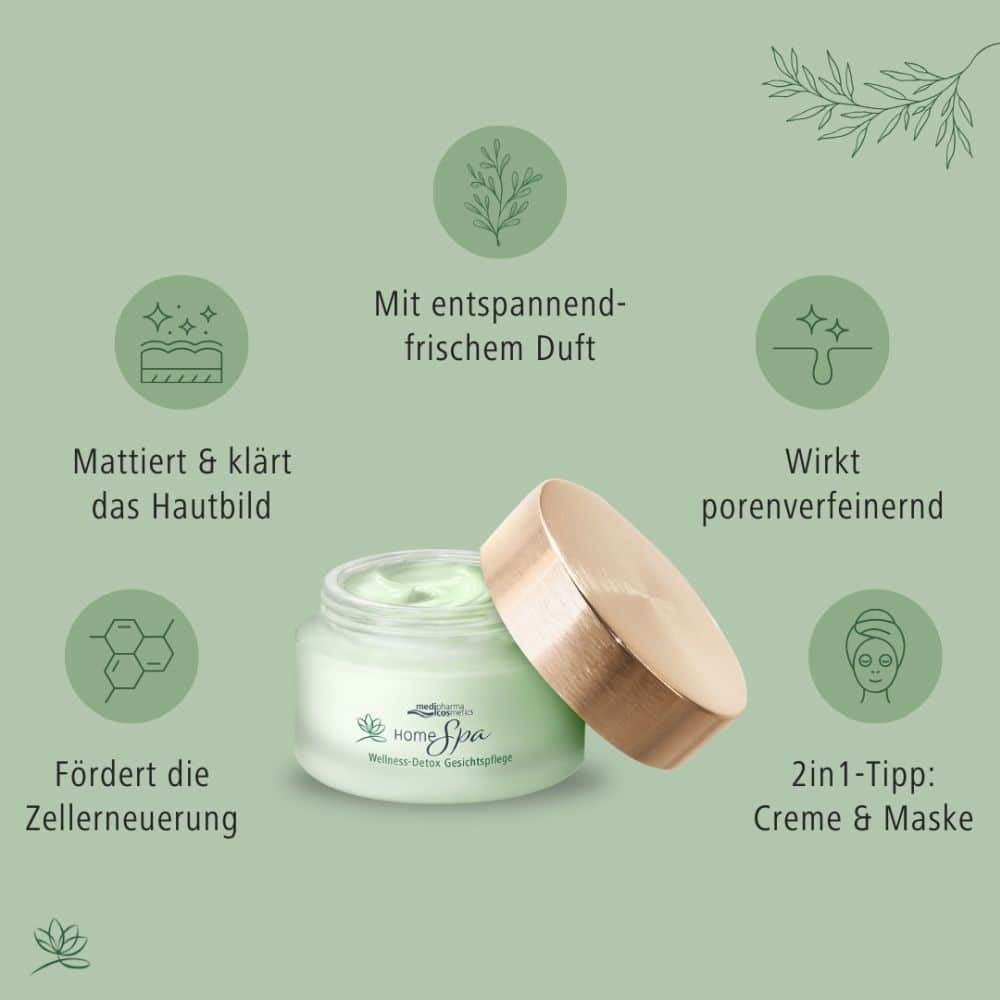 medipharma cosmetics Home Spa Wellness Gesichtspflege 50 ml Creme