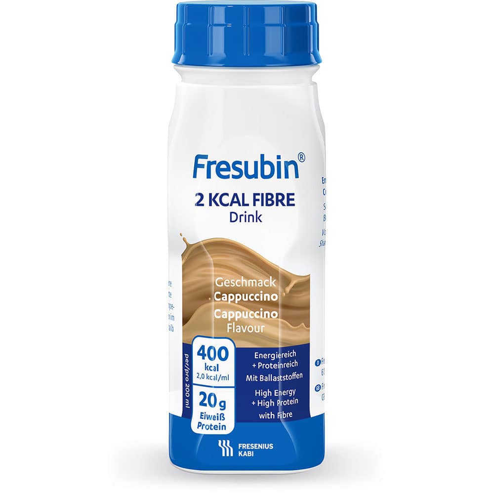 Fresubin 2 kcal Fibre Trinknahrung Cappuccino 24X200 ml Lösung