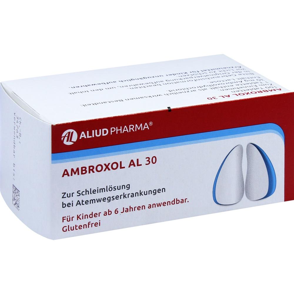 Ambroxol AL 30 zur Erleichterung des Abhustens bei erkältungsbedingter Bronchitis (Schleimlöser)