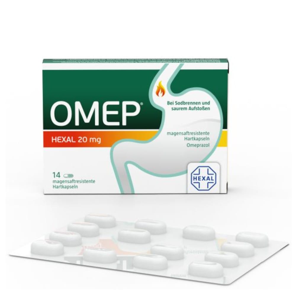 OMEP HEXAL 20 mg 14 St Magensaftresistente Hartkapseln
