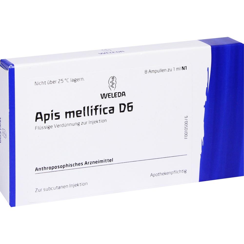 WELEDA APIS MELLIFICA D 6 Ampullen 8 St Ampullen