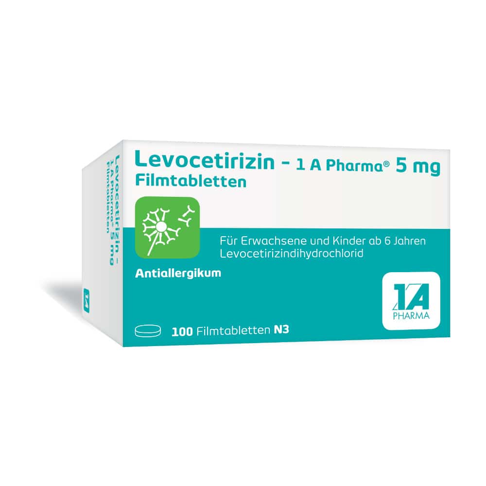 Levocetirizin-1a Pharma 5 mg  100 St Filmtabletten