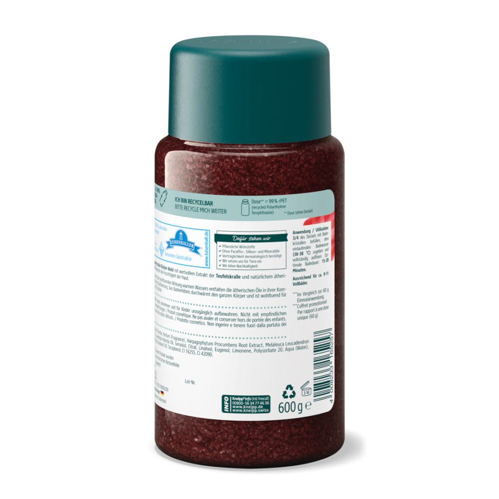 Kneipp Badekristalle RÜCKEN WOHL 600 g Salz