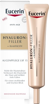 Eucerin HYALURON FILLER + ELASTICITY Augenpflege LSF 20  15 ml Augencreme