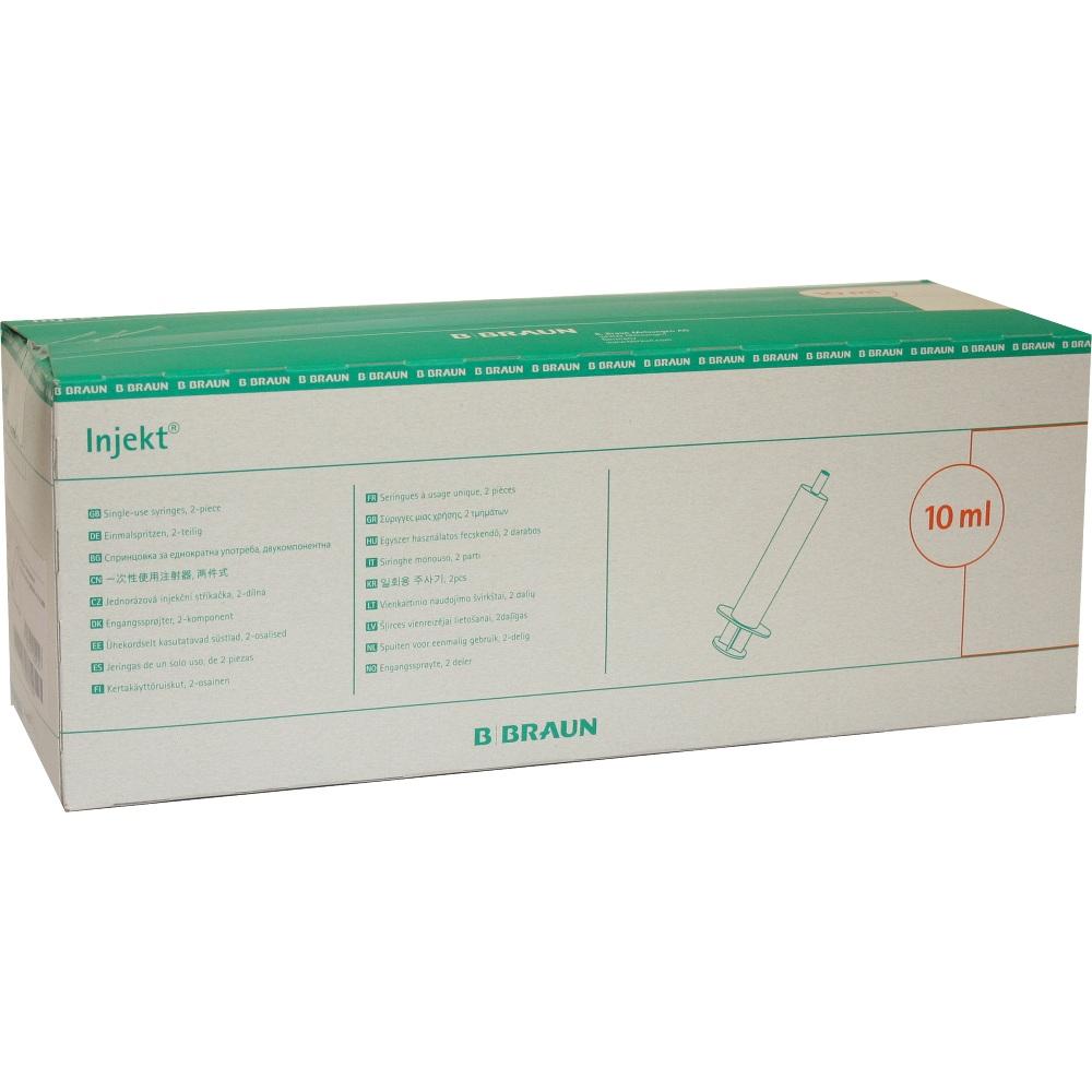 INJEKT Solo Spritze 10 ml LL zentrisch PVC-frei 100X10 ml Spritzen
