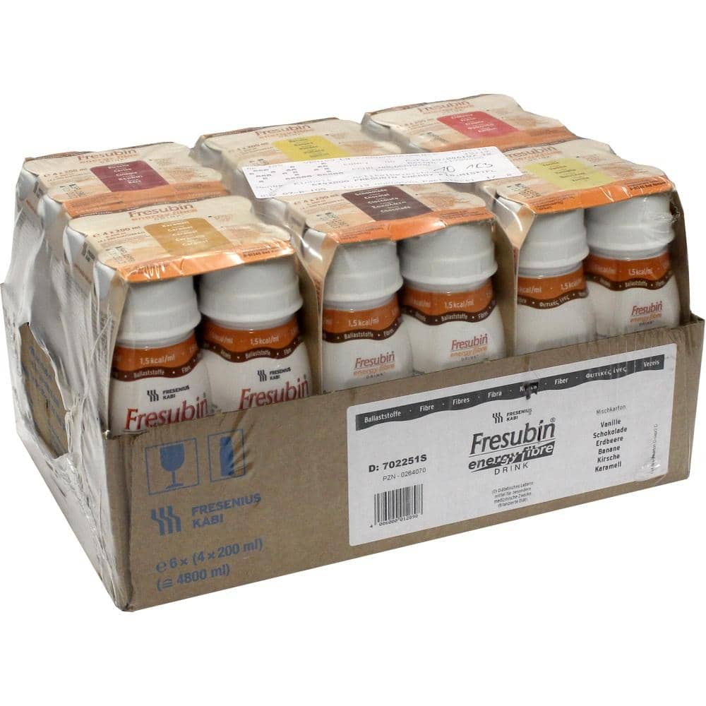 Fresubin ENERGY FIBRE Drink Mischkarton 6X4X200 ml Lösung