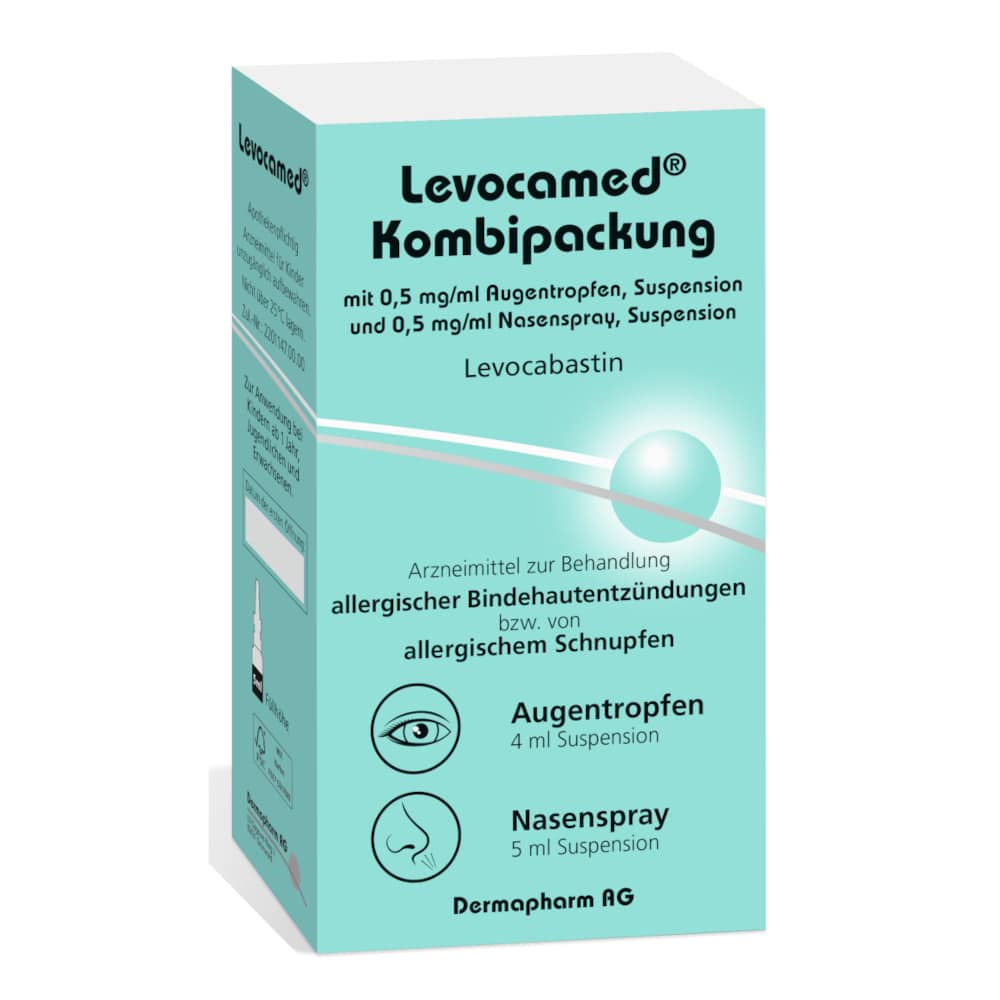 Levocamed Kombipackung 1 St Kombipackung