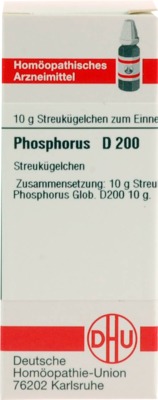 PHOSPHORUS D 200 Globuli 10 g Globuli