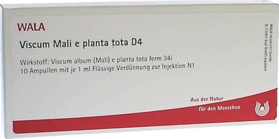 Viscum Mali e planta tota D4 Ampullen 10X1 ml Ampullen