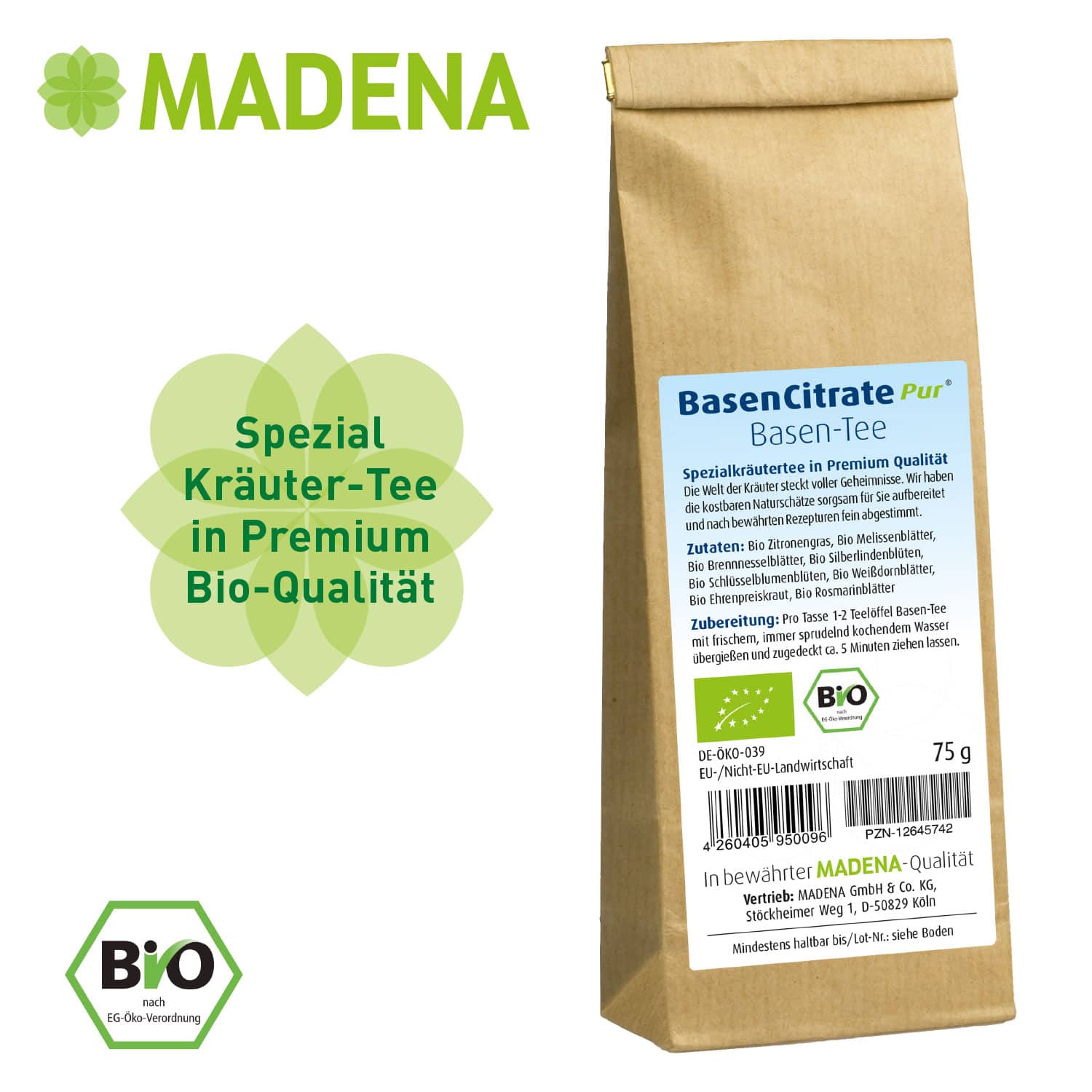 MADENA Basen Tee 75 g Tee