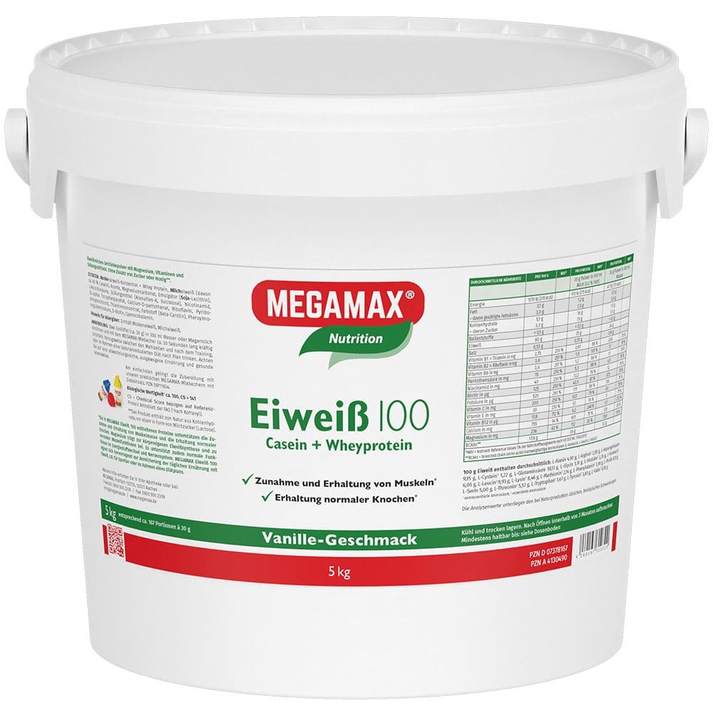 EIWEISS 100 Vanille Megamax Pulver 5000 g Pulver