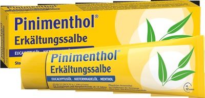 Pinimenthol Erkältungssalbe ab 12 Jahren - mit Eucalyptusöl, Kiefernnadelöl und Menthol 50 g Creme