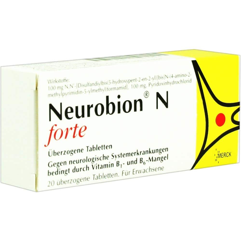 NEUROBION N forte überzogene Tabletten 20 St Überzogene Tabletten