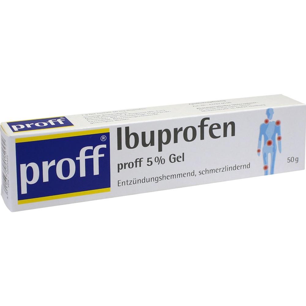 Ibuprofen proff 5% 50 g Gel