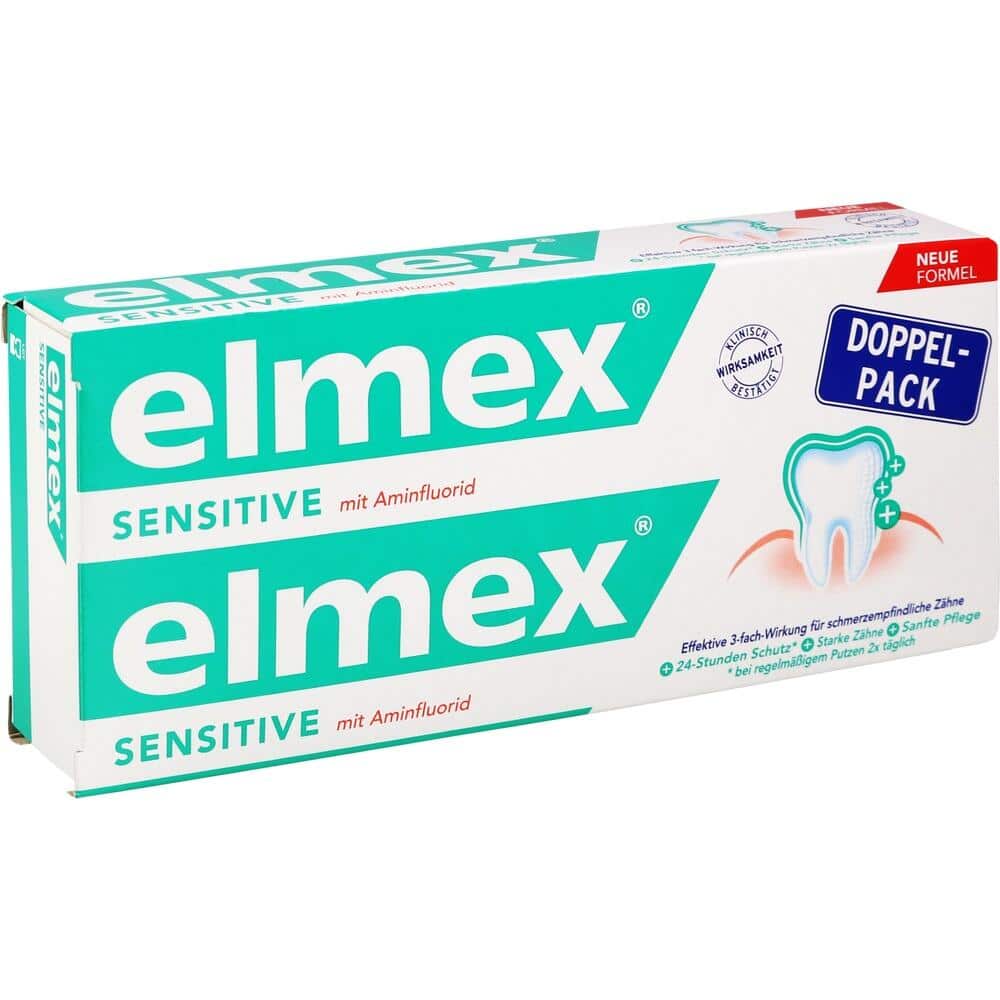 elmex SENSITIVE Zahnpasta Doppelpack 2X75 ml Zahnpasta