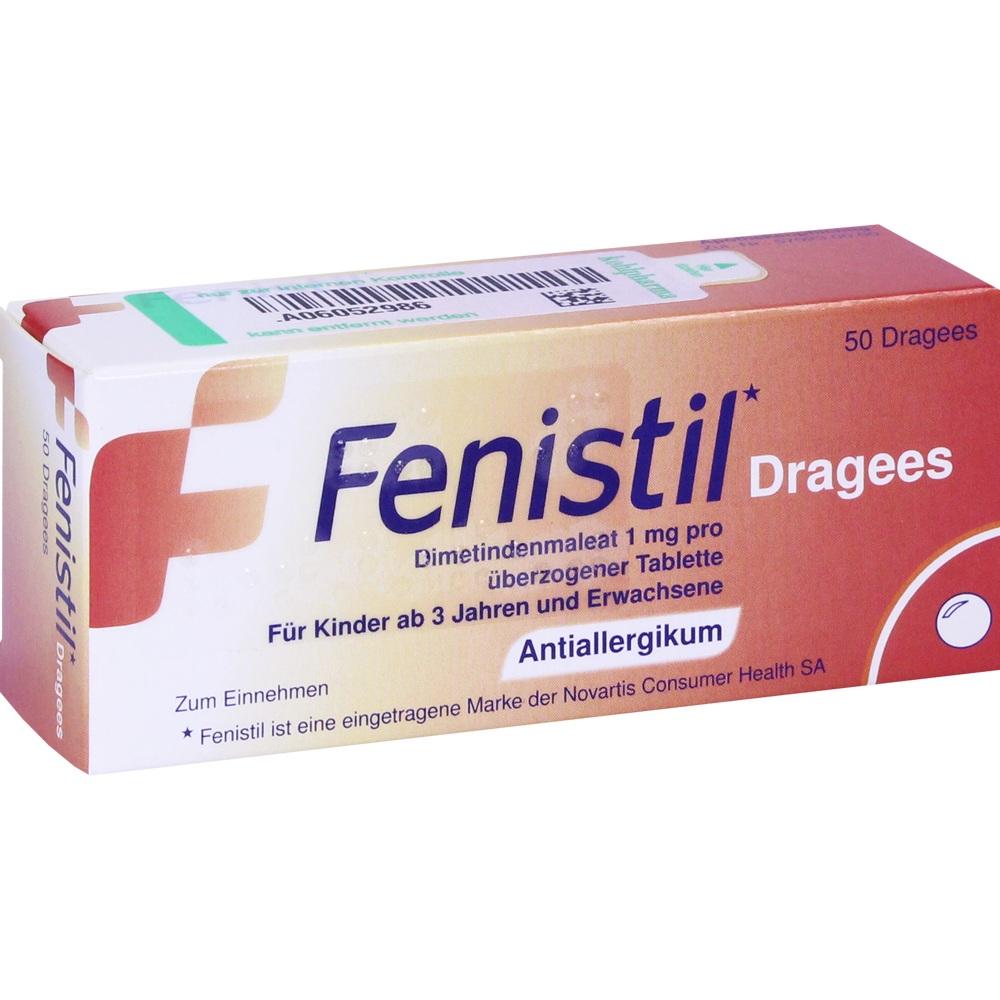 Fenistil Dragees 50 St Überzogene Tabletten
