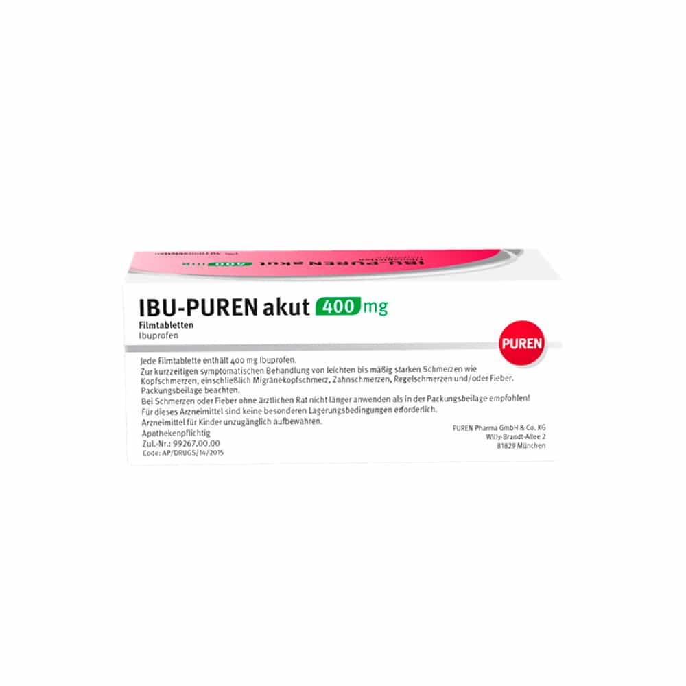 IBU-PUREN akut 400mg 50 St Filmtabletten