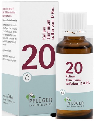 Schüßler-Salz Nr. 20 Kalium aluminium sulfuricum D6 30 ml Tropfen