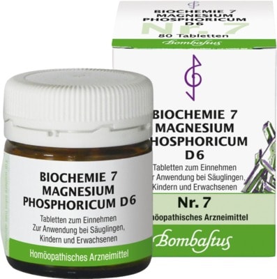 BIOCHEMIE 7 Magnesium phosphoricum D 6 Tabletten 80 St Tabletten