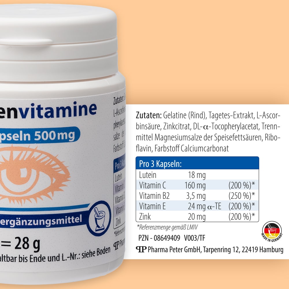 Augenvitamine Kapseln 60 St Kapseln