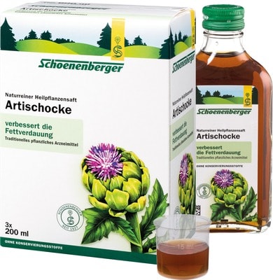 Schoenenberger Artischocke Naturreiner Heilpflanzensaft  3X200 ml Saft