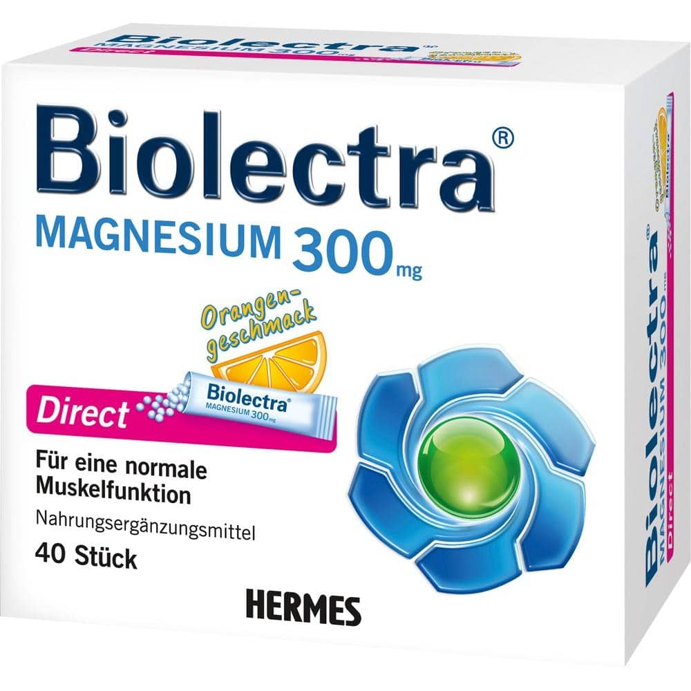 Biolectra MAGNESIUM 300mg Direct Orange 40 St Pellets