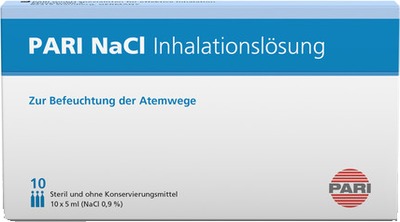 PARI NaCl Inhalationslösung Ampullen 10X5 ml Ampullen