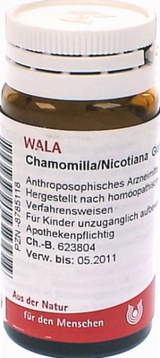 Chamomilla/Nicotiana Globuli 20 g Globuli