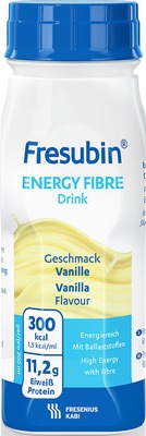 Fresubin Energy Fibre Trinknahrung Vanille 4X200 ml Lösung