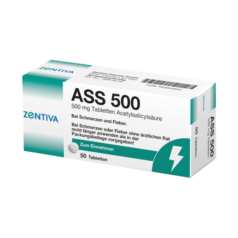 ASS 500 50 St Tabletten