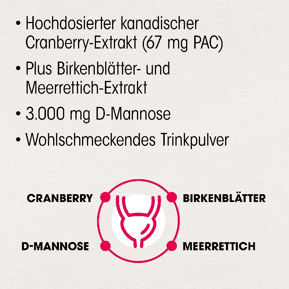 Dr. Böhm Cranberry plus D-mannose 3000 mg 10 St Granulat