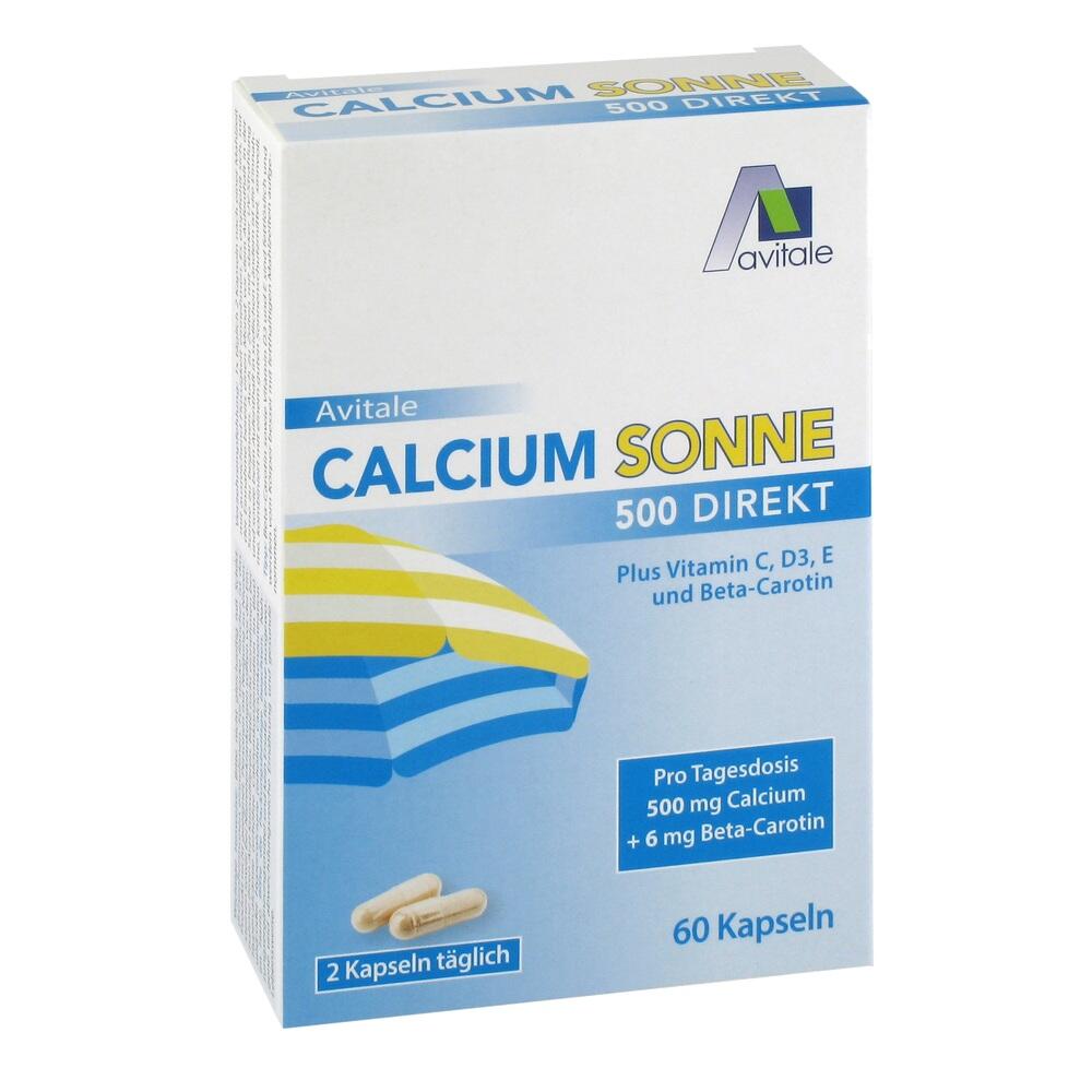Avitale CALCIUM SONNE 500 DIREKT 60 St Kapseln