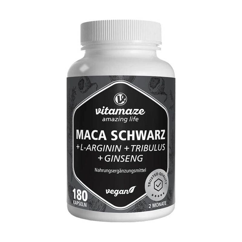 vitamaze MACA SCHWARZ 180 St Kapseln