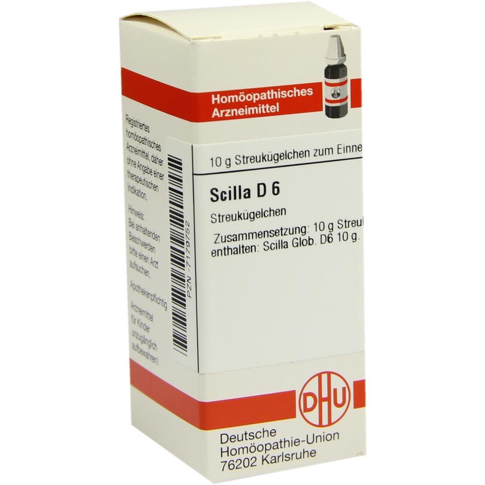 SCILLA D 6 Globuli 10 g Globuli