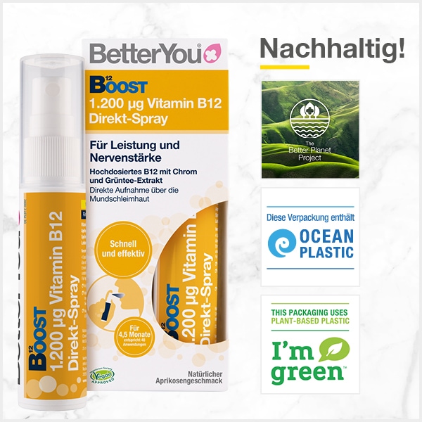 BetterYou Boost 1.200 µg Vitamin B12 Direkt-Spray 25 ml Spray