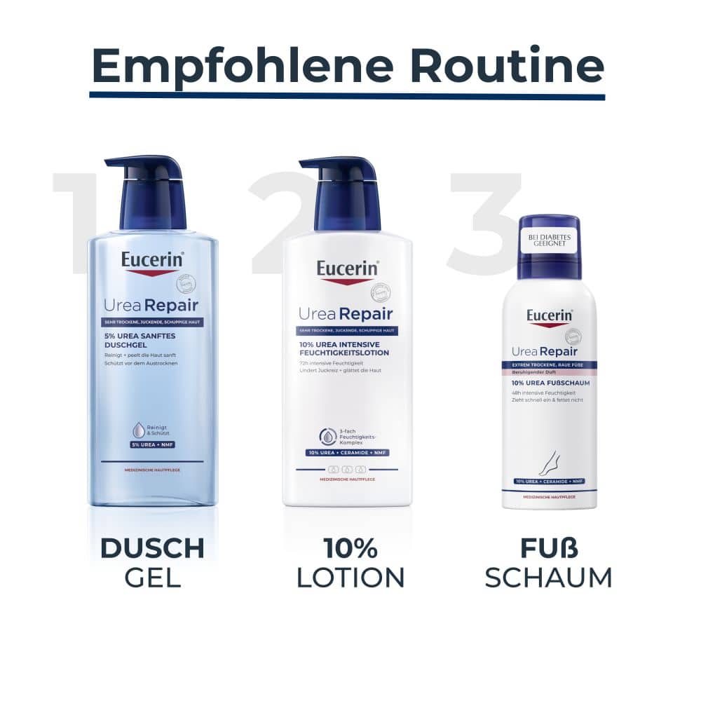 Eucerin UreaRepair PLUS 10% UREA FUßSCHAUM  150 ml Schaum