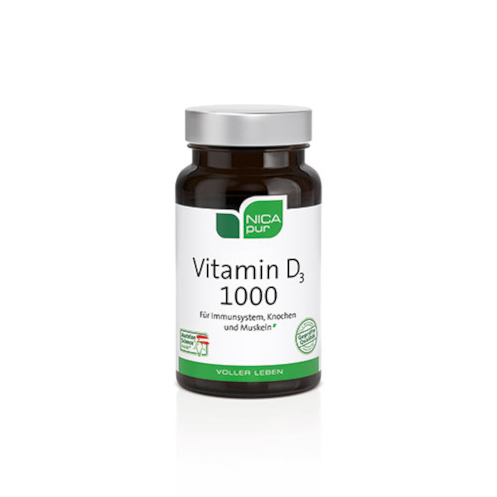 NICApur Vitamin D 1000  120 St Kapseln