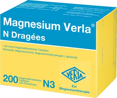 Magnesium Verla N Dragées 200 St Tabletten magensaftresistent