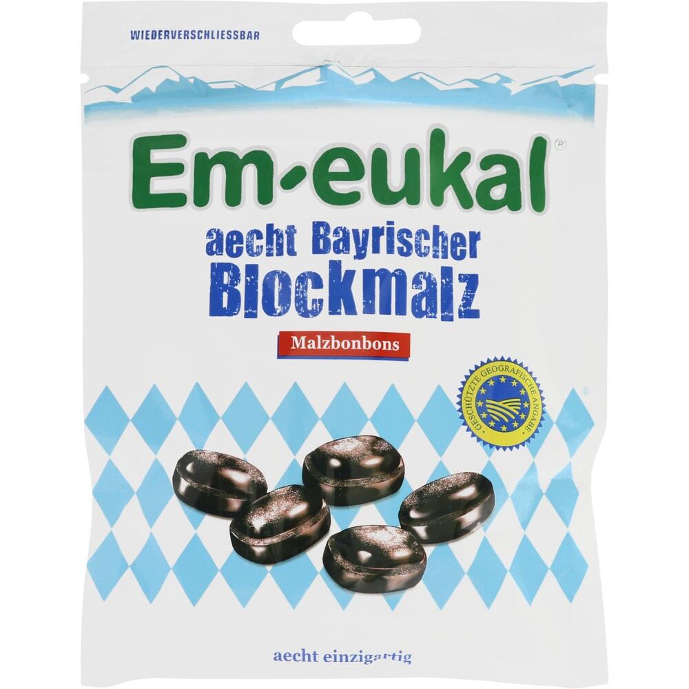 Em-eukal aecht Bayrischer Blockmalz 100 g Bonbons